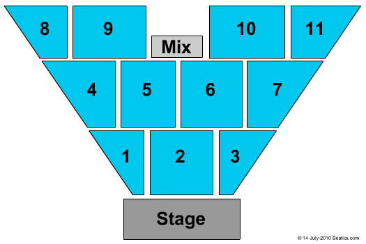 Darling's Waterfront Pavilion Seating Chart